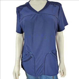 Scrubstar Performance V-Neck Short Sleeve Scrub Top Size L